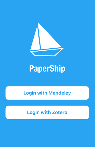 Sign in to Zotero on Papership