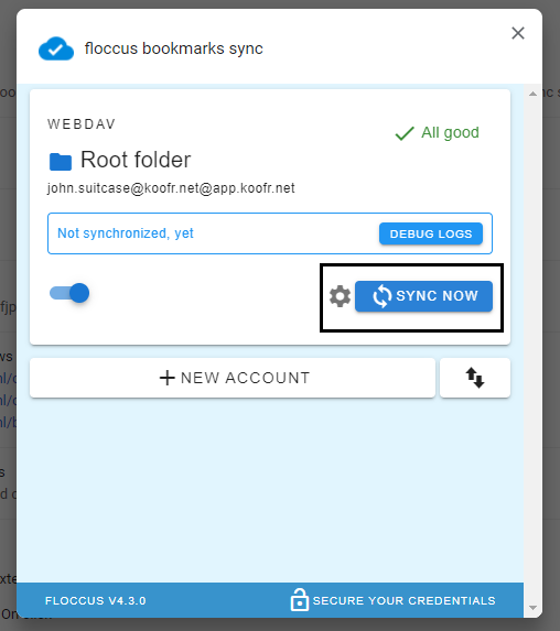 Synchronize your bookmarks to Koofr with Floccus Koofr blog