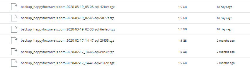 list of backups .PNG